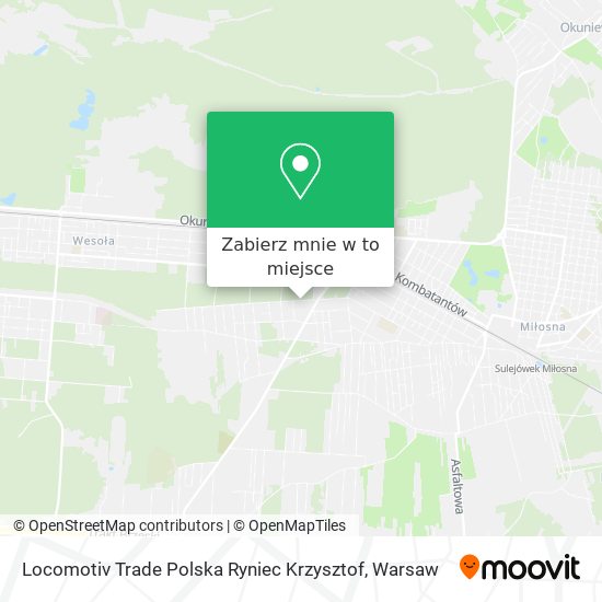 Mapa Locomotiv Trade Polska Ryniec Krzysztof