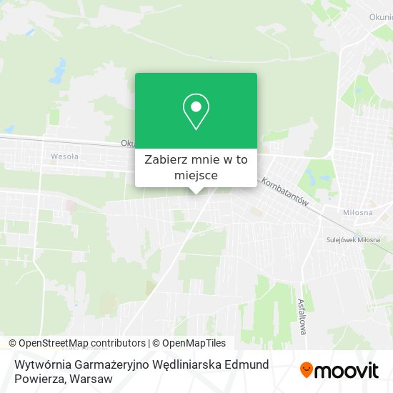 Mapa Wytwórnia Garmażeryjno Wędliniarska Edmund Powierza