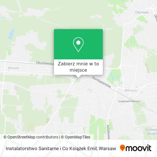 Mapa Instalatorstwo Sanitarne i Co Książek Emil