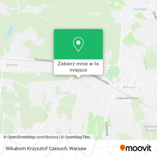 Mapa Wikakom Krzysztof Czesuch