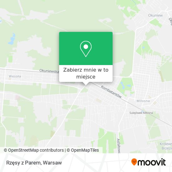 Mapa Rzęsy z Parem