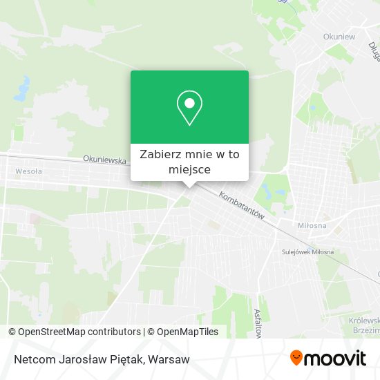 Mapa Netcom Jarosław Piętak