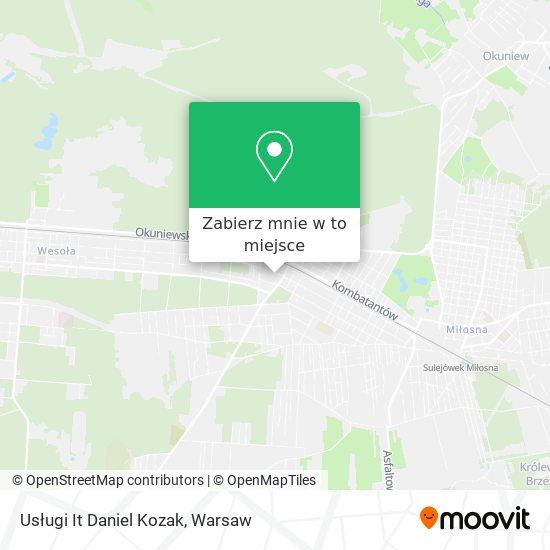 Mapa Usługi It Daniel Kozak