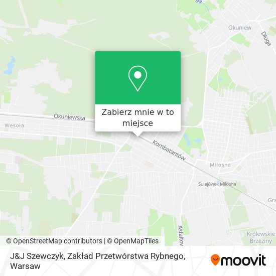 Mapa J&J Szewczyk, Zakład Przetwórstwa Rybnego