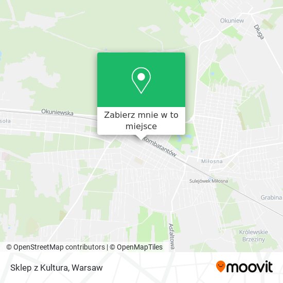 Mapa Sklep z Kultura