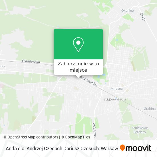 Mapa Anda s.c. Andrzej Czesuch Dariusz Czesuch