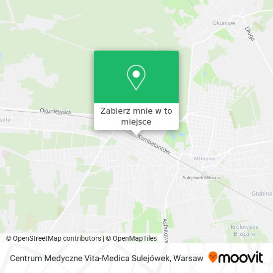 Mapa Centrum Medyczne Vita-Medica Sulejówek