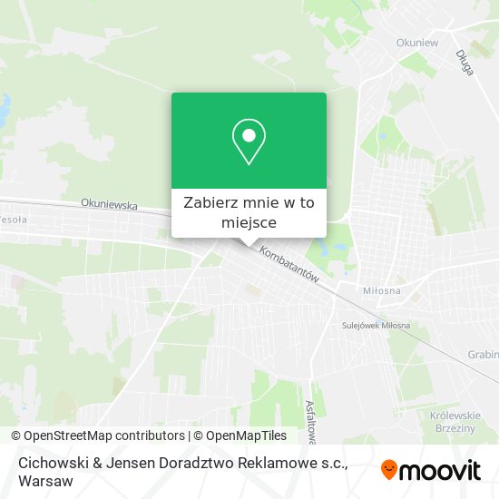 Mapa Cichowski & Jensen Doradztwo Reklamowe s.c.