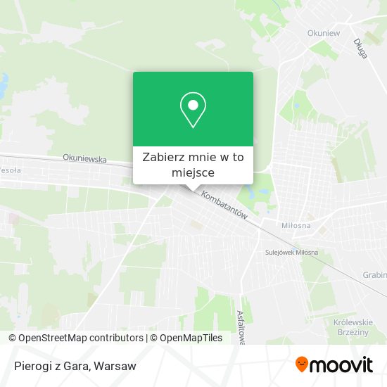 Mapa Pierogi z Gara