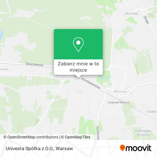 Mapa Univesta Spółka z O.O.