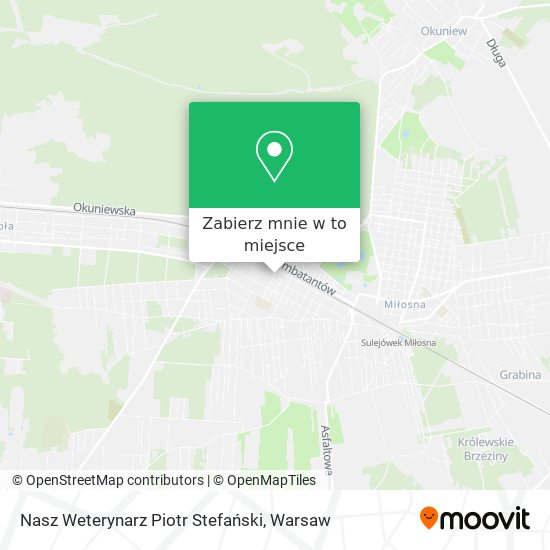 Mapa Nasz Weterynarz Piotr Stefański