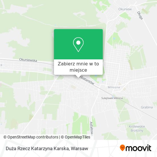 Mapa Duża Rzecz Katarzyna Karska