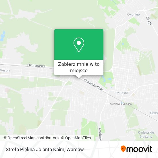 Mapa Strefa Piękna Jolanta Kaim