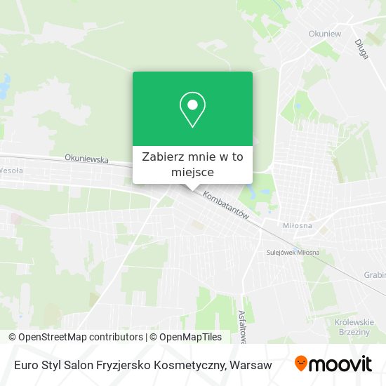 Mapa Euro Styl Salon Fryzjersko Kosmetyczny