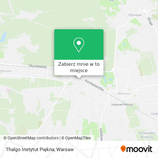 Mapa Thalgo Instytut Piękna