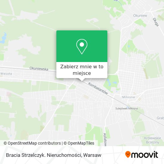 Mapa Bracia Strzelczyk. Nieruchomości