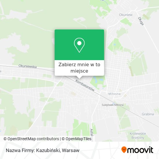 Mapa Nazwa Firmy: Kazubiński