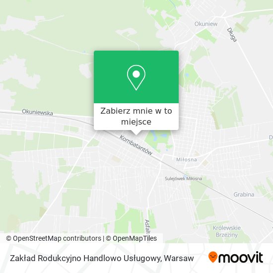 Mapa Zakład Rodukcyjno Handlowo Usługowy