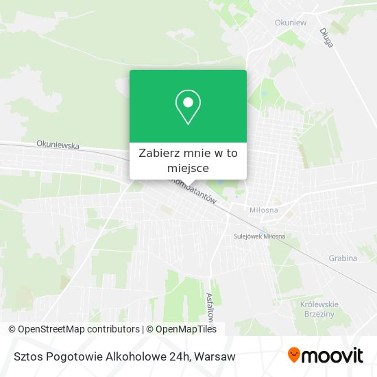 Mapa Sztos Pogotowie Alkoholowe 24h