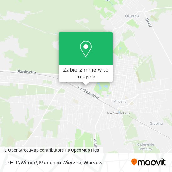 Mapa PHU \Wimar\ Marianna Wierzba