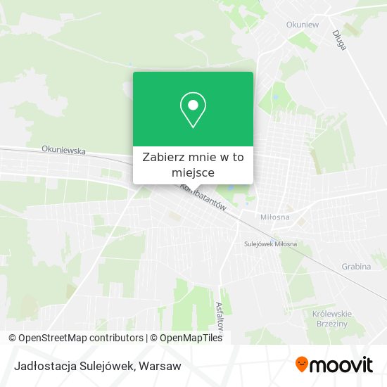 Mapa Jadłostacja Sulejówek