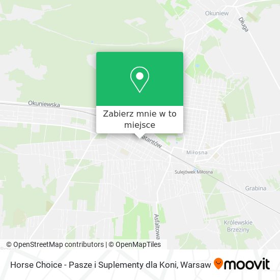 Mapa Horse Choice - Pasze i Suplementy dla Koni