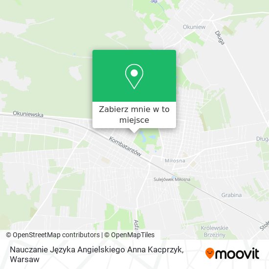 Mapa Nauczanie Języka Angielskiego Anna Kacprzyk