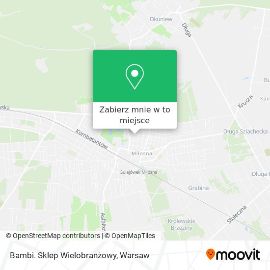 Mapa Bambi. Sklep Wielobranżowy