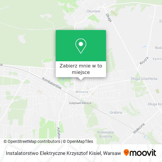 Mapa Instalatorstwo Elektryczne Krzysztof Kisiel