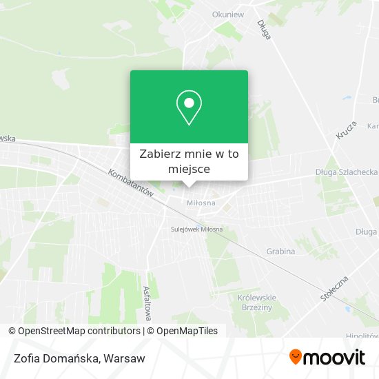 Mapa Zofia Domańska