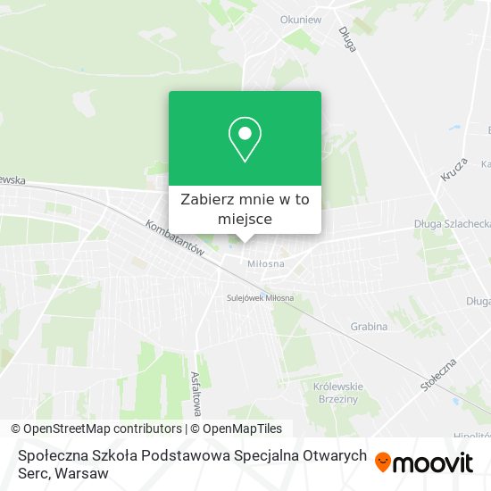 Mapa Społeczna Szkoła Podstawowa Specjalna Otwarych Serc