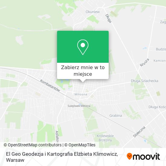 Mapa El Geo Geodezja i Kartografia Elżbieta Klimowicz