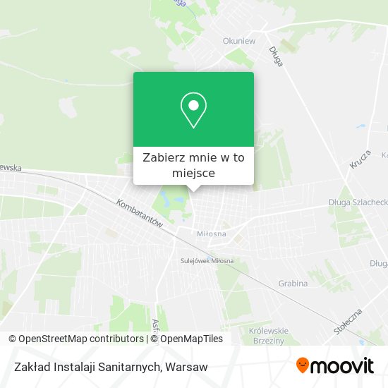 Mapa Zakład Instalaji Sanitarnych