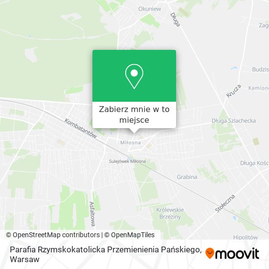 Mapa Parafia Rzymskokatolicka Przemienienia Pańskiego