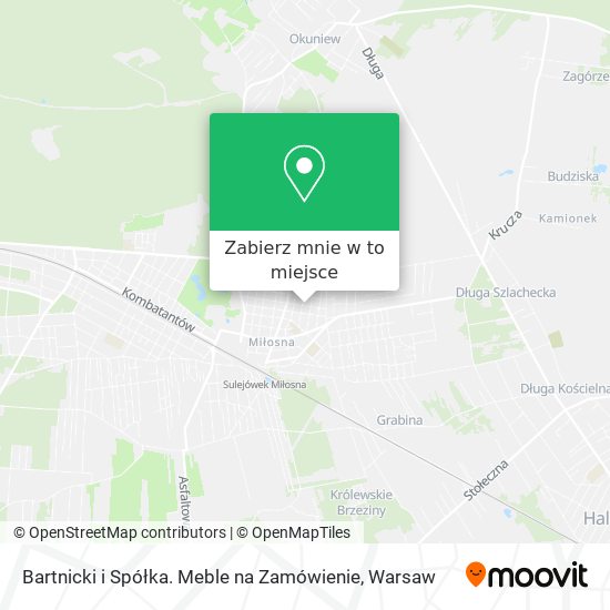 Mapa Bartnicki i Spółka. Meble na Zamówienie