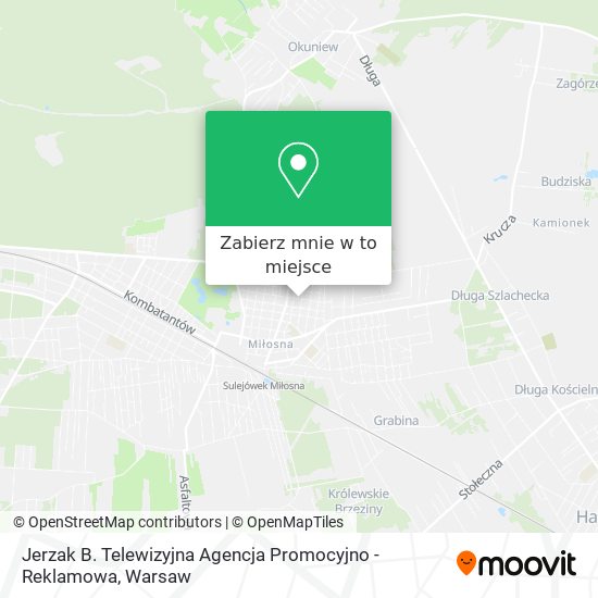 Mapa Jerzak B. Telewizyjna Agencja Promocyjno - Reklamowa