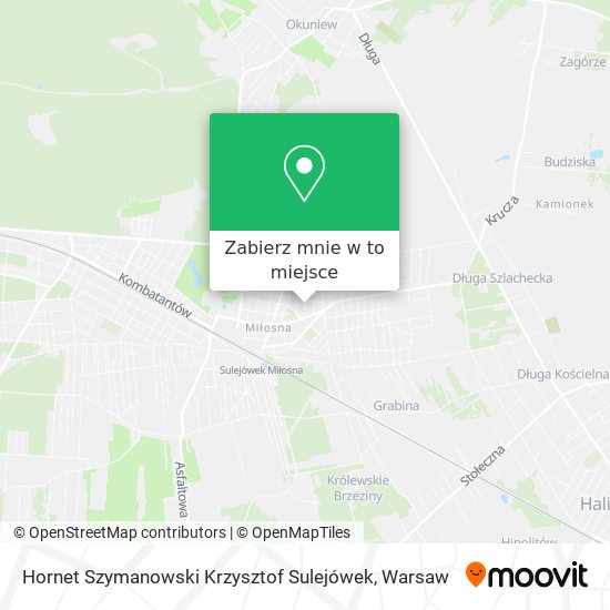 Mapa Hornet Szymanowski Krzysztof Sulejówek