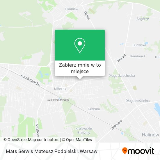 Mapa Mats Serwis Mateusz Podbielski