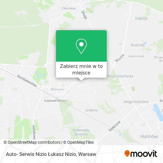 Mapa Auto- Serwis Nizio Łukasz Nizio