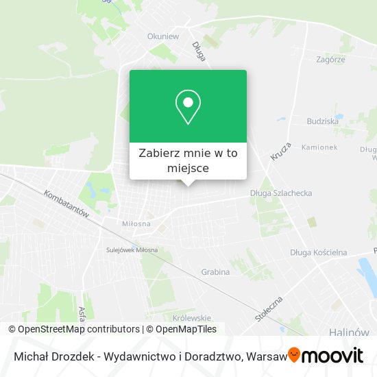 Mapa Michał Drozdek - Wydawnictwo i Doradztwo