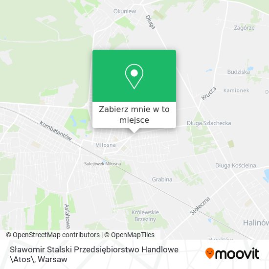 Mapa Sławomir Stalski Przedsiębiorstwo Handlowe \Atos\