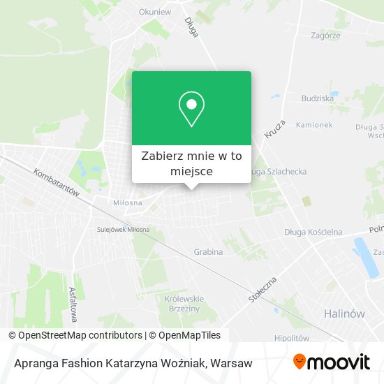 Mapa Apranga Fashion Katarzyna Woźniak