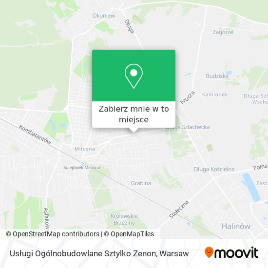 Mapa Usługi Ogólnobudowlane Sztylko Zenon