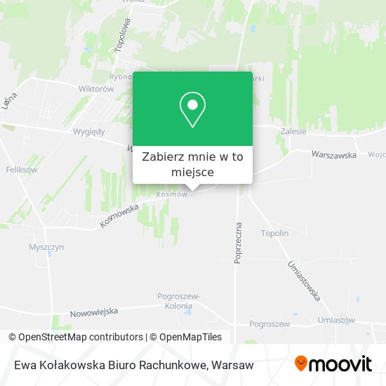 Mapa Ewa Kołakowska Biuro Rachunkowe