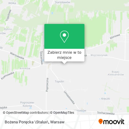 Mapa Bożena Poręcka \Stalux\