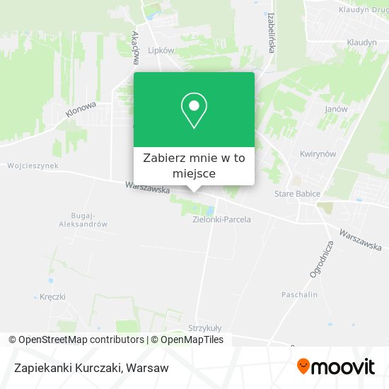 Mapa Zapiekanki Kurczaki