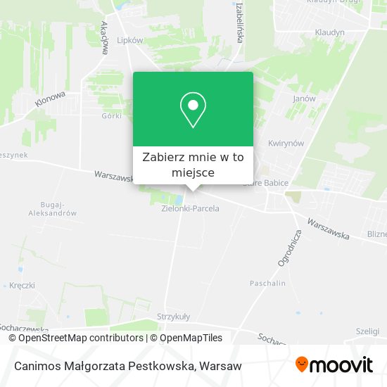 Mapa Canimos Małgorzata Pestkowska