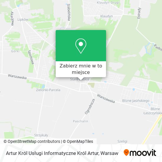 Mapa Artur Król Usługi Informatyczne Król Artur