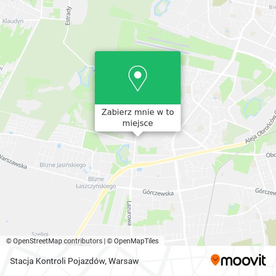 Mapa Stacja Kontroli Pojazdów