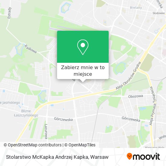 Mapa Stolarstwo McKapka Andrzej Kapka